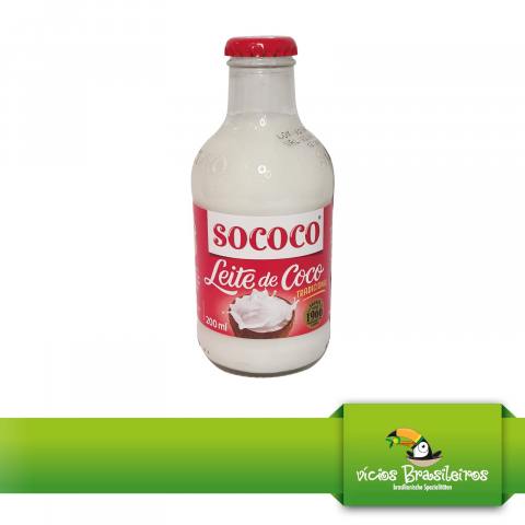 Leite de Coco - Kokosmilch - SoCoco - 200ml